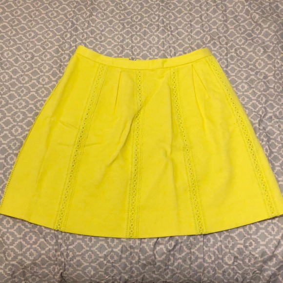 J. Crew Lace Stripe Skirt - Picture 1 of 5